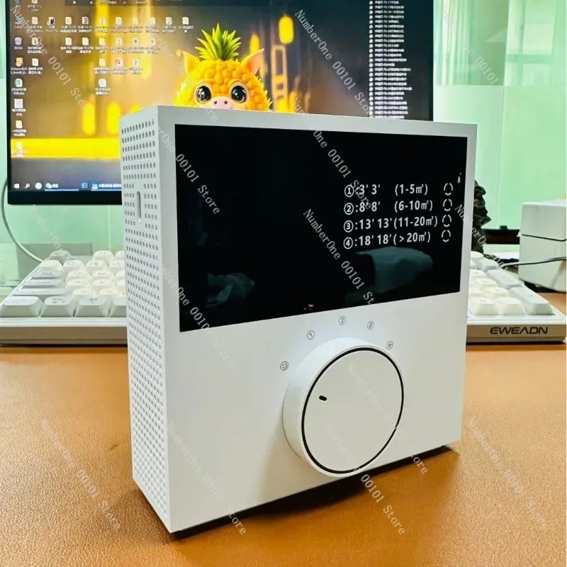 Negative Ion Air Purifier for Home Aromatherapy Essential Oil Diffuser Portable Desktop Cleaner