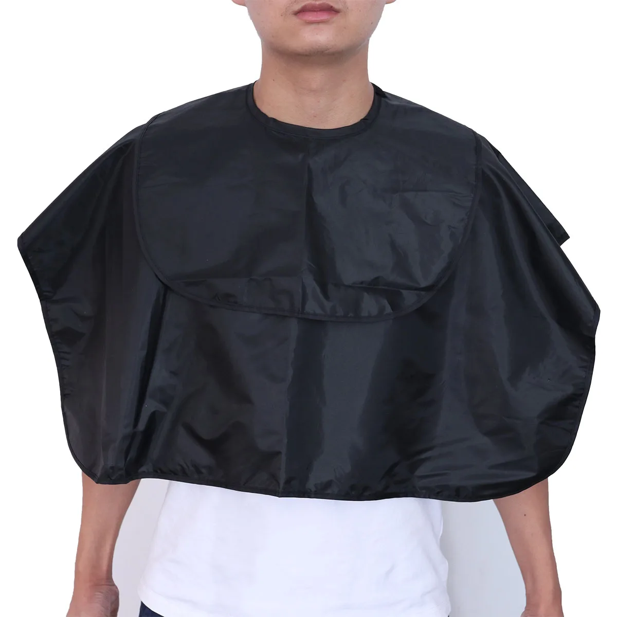 

Black Waterproof Salon Cape for Hairdressing Lightweight Durable Material Hair Cutting Barbers Anti Clothes Cloth