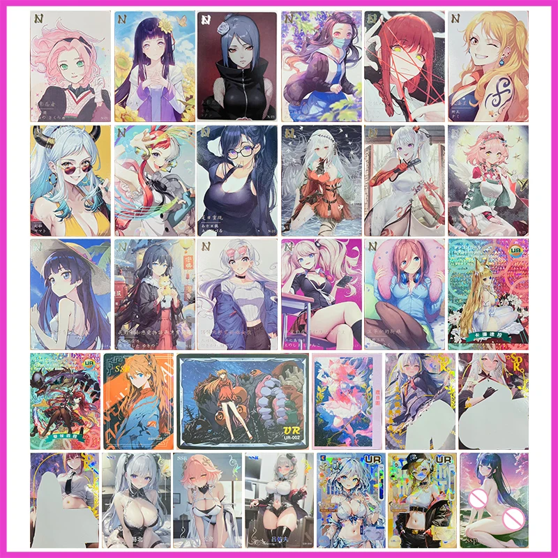 Anime Goddess Story Rare N SDR UR Refraction Collectible Card Makima Nami Furina Lumine Beelzebul Toys for boys Birthday Present