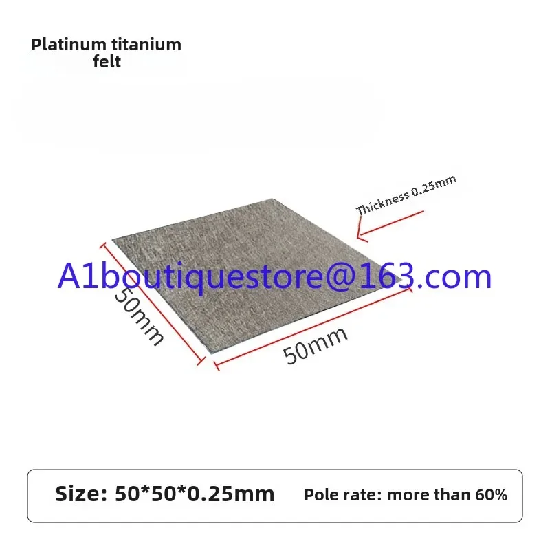 Titanium Fiber Felt Platinum Plated Sintered Ruthenium Iridium Coating PEM Hydrogen Production by Electrolysis Fuel Cell