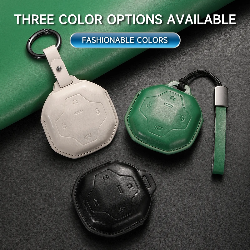 Чехол для ключей из натуральной кожи, сумка для ключей для Chery JETOUR 70 X70plus X70m X90plus Mountain Sea T2, защитный комплект, автомобильные аксессуары