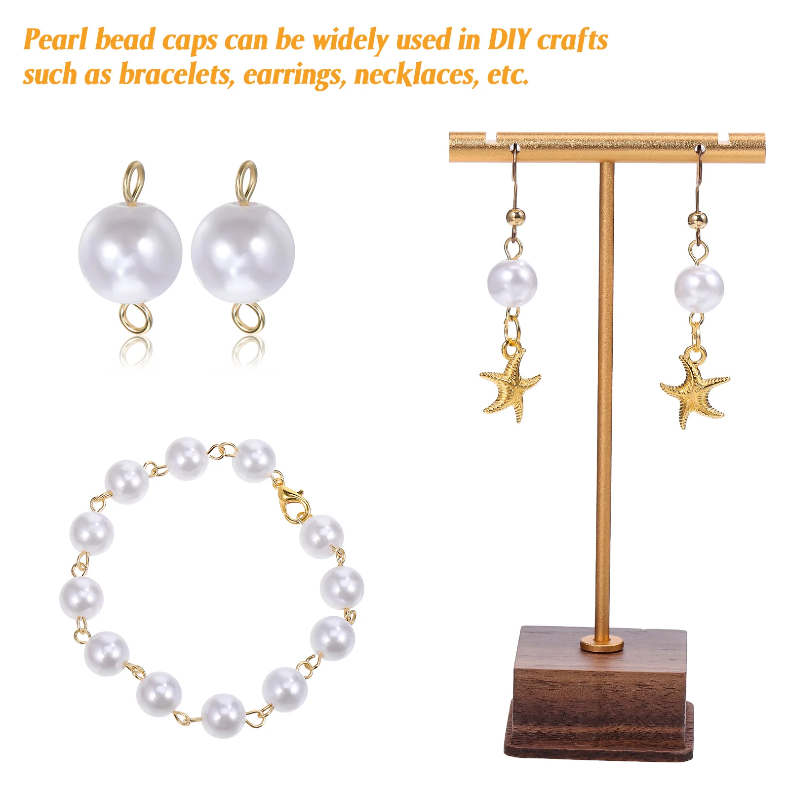 

30 pcs Earrings Charms Earring Charms For Jewelry Making Imitation Pearl Beads Jewelry Making Bracelet Necklace Pendant