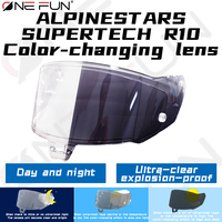 R10 Photochromic Helmet Visor for Alpinestars Supertech R10 Motorcycle Helmet Shield Accessories Uv Protected Lens