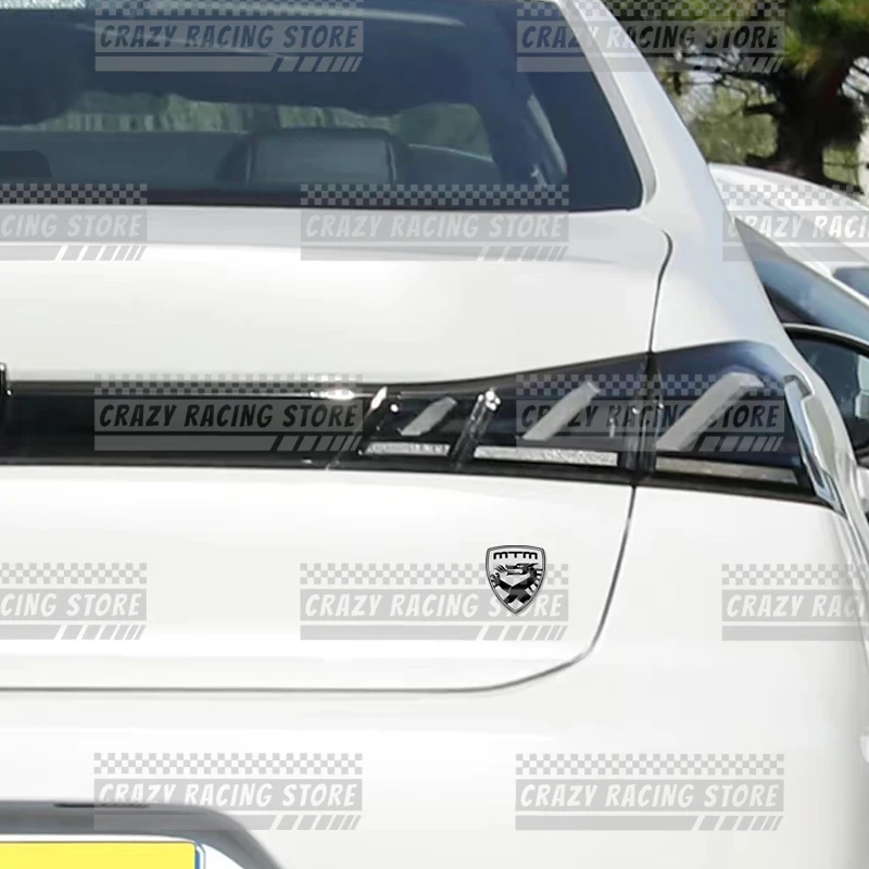 Car Badges MTM Trunk Emblem Metal Stickers Body Decals Letter Grille Decor For Golf Polo Touareg Passat Jetta A4 A3 A5 A6 A7 A8 - view 5