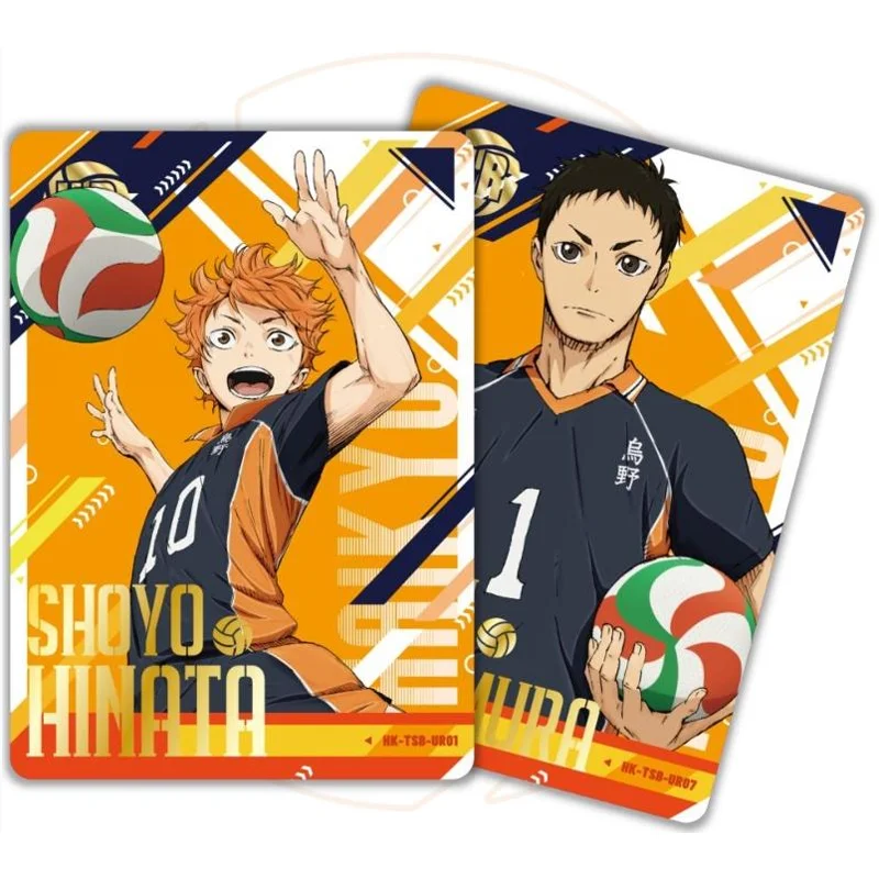 Haikyuu Cards Anime Volleyball Sport Collectible Trading Cards Shoyo Hinata & Daichi Sawamura Character Cards Holiday Gifts