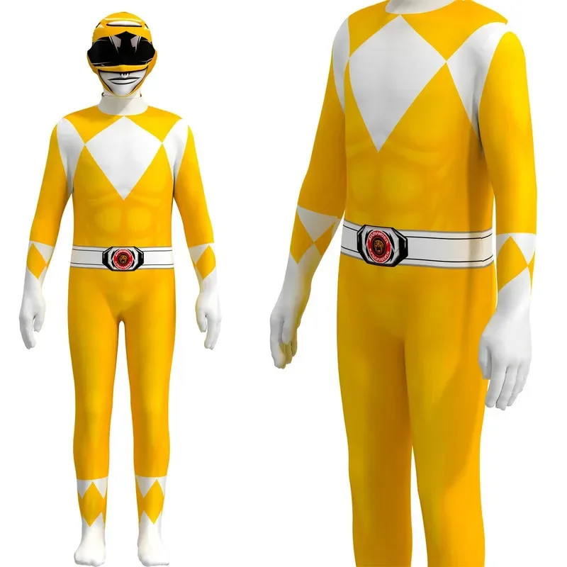Sky02 Power Samurai Sentai Shinkenger Rangers เครื่องแต่งกายเด็ก Superhero คอสเพลย์ฮาโลวีนวันเกิด Party Jumpsuit Zentai Suit88Li #