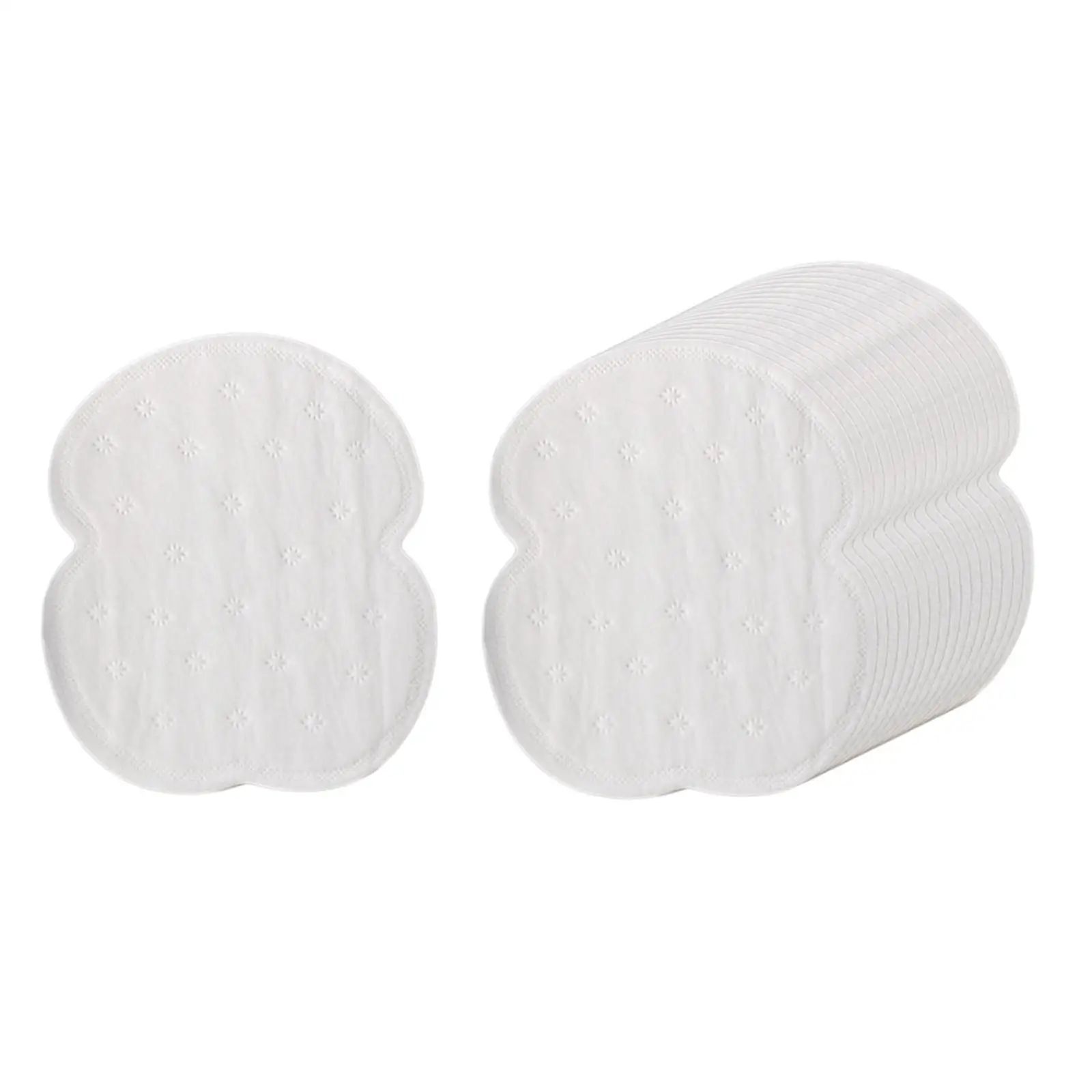 100x Descartável Underarm Sweat Pads Branco Invisível Vestido de Verão Adesivos Axila Sweat Protector Pads para Mulher Meninas Senhoras