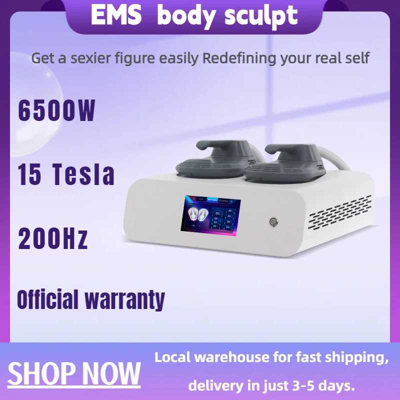 

15 Tesla 6500W Myoslim Muscle Stimulator RF Body Sculpting Myoslim NEW Portable Machine Slimming Weight Lose Electromagnetic