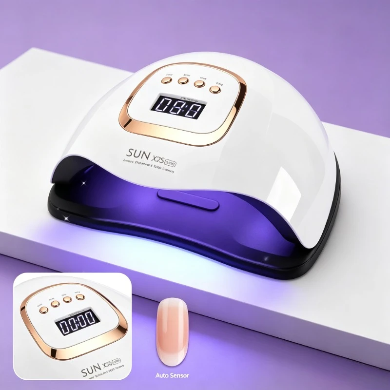 Multi‑Timer UV LED Nail Solidifying Lamp Auto‑Sensor Unit for Beauty Studio Gel Polish Work