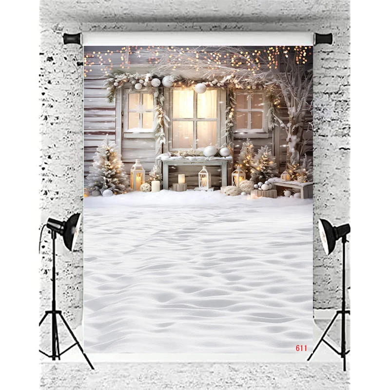 

SHUOZHIKE Christmas Day Decoration Photography Backdrops Magic Xmas Eve Happy New Year Creath Studio Background Props JD-28