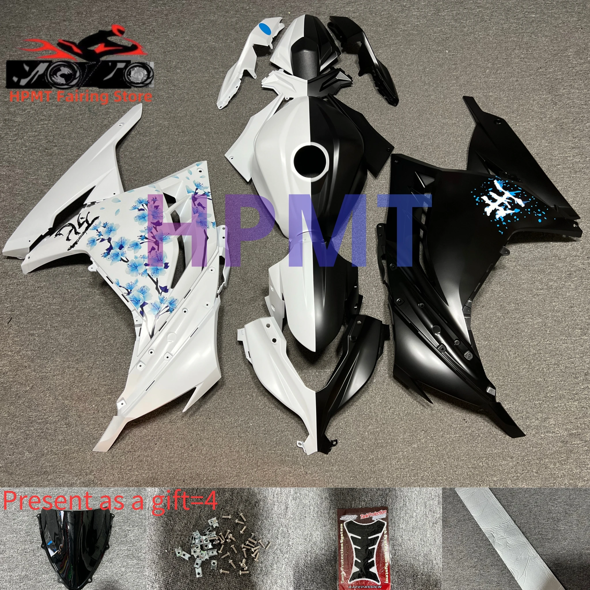

Новый комплект обтекателей для мотоцикла ABS для KAWASAKI Ninja300 EX300 2013-2019 NINJA300 2014 2015 16 2017 2018 2019, комплект обтекателя кузова