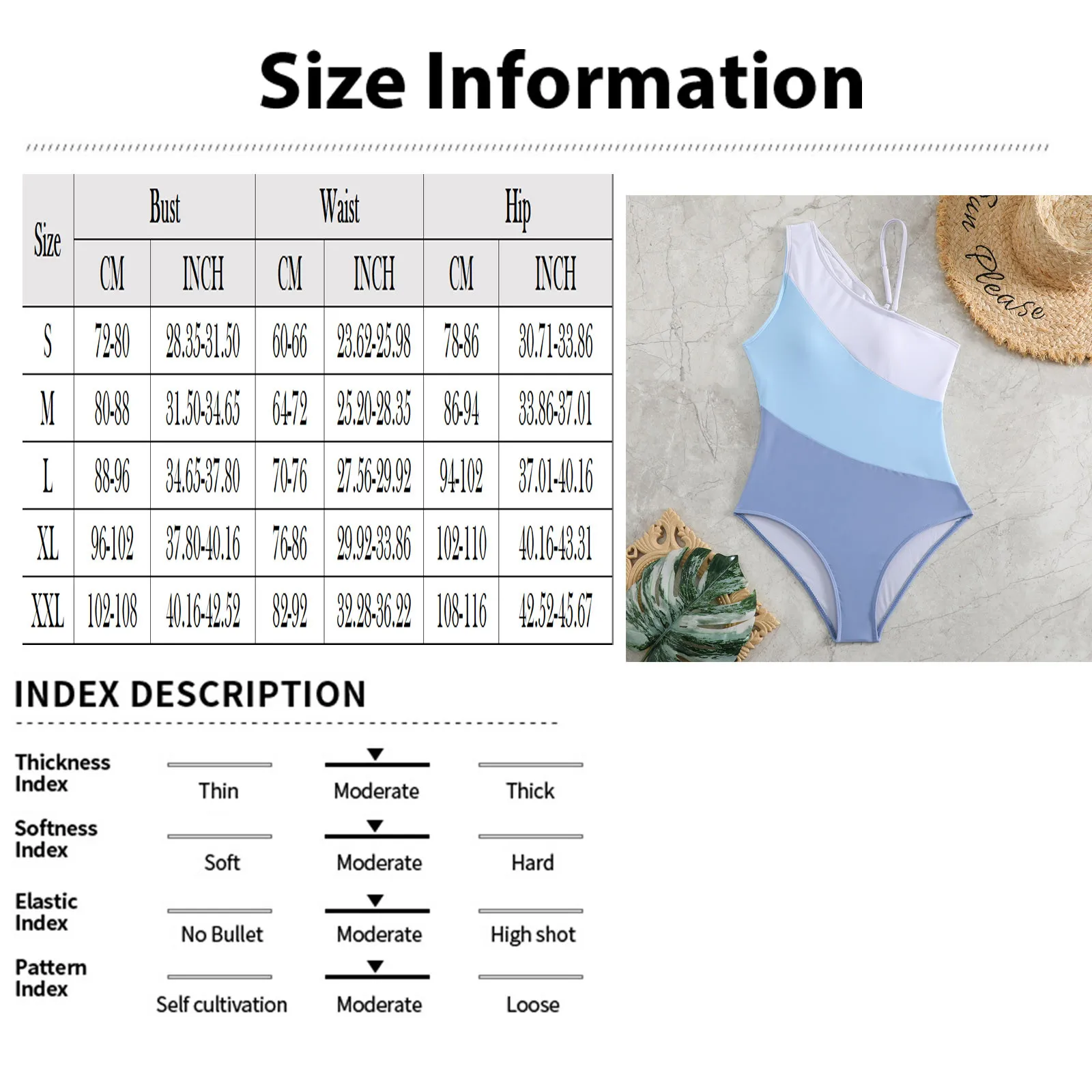 One Piece Swimsuit For Women Sexy Color Block Slim Fit Tight Swimsuit Fashion Temperament Beachwear Bikini Swimsuit