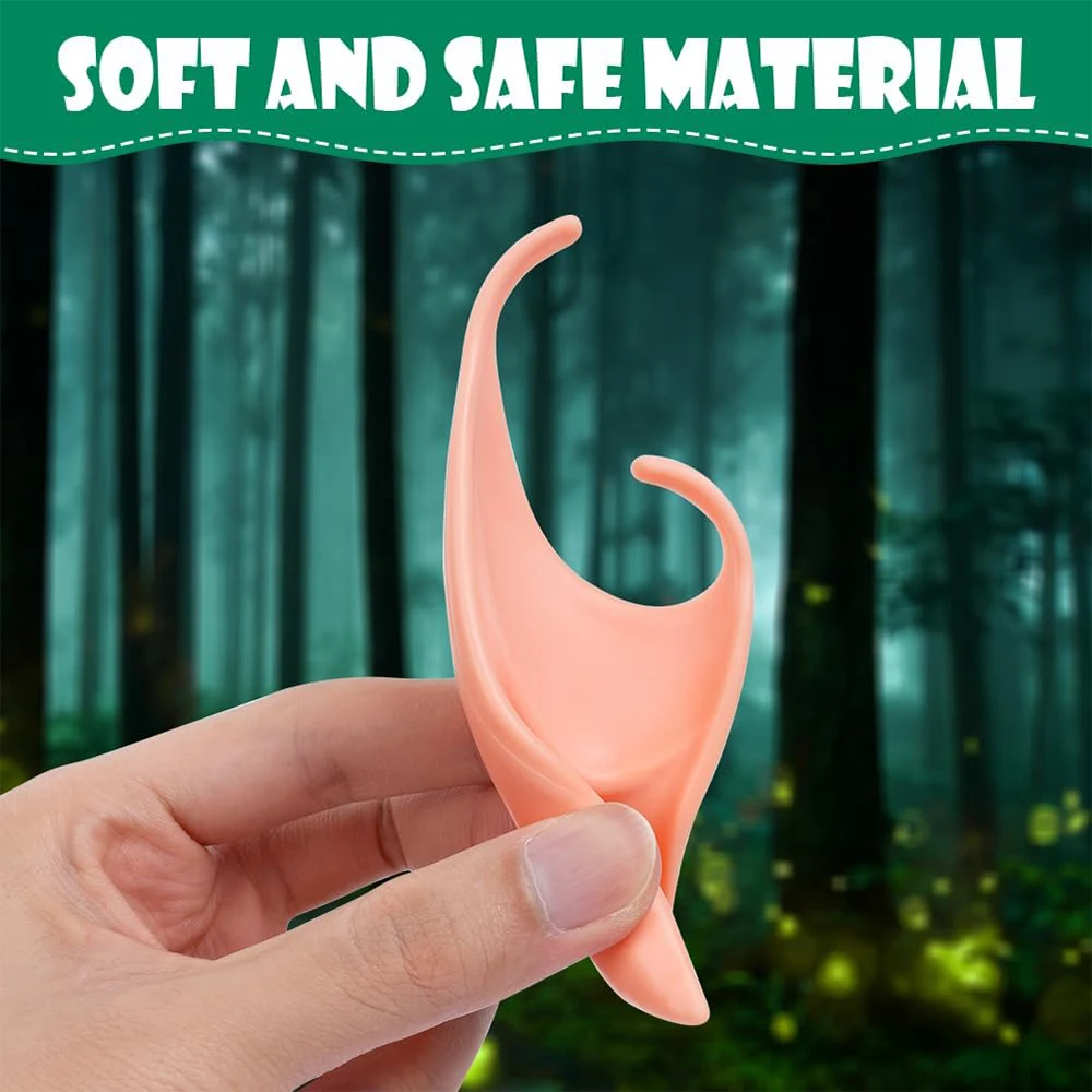 Cosplay Fairy Pixie Elf Ears for Halloween Parties