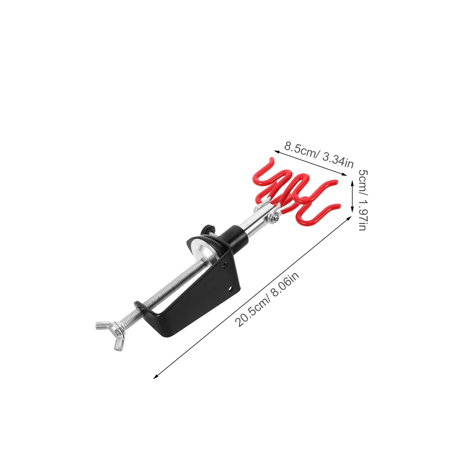 Heavy Duty Dual Airbrush Holder Metal Adjustable Clamp Sprayers Station for Airbrush Painting Supplies Workbench