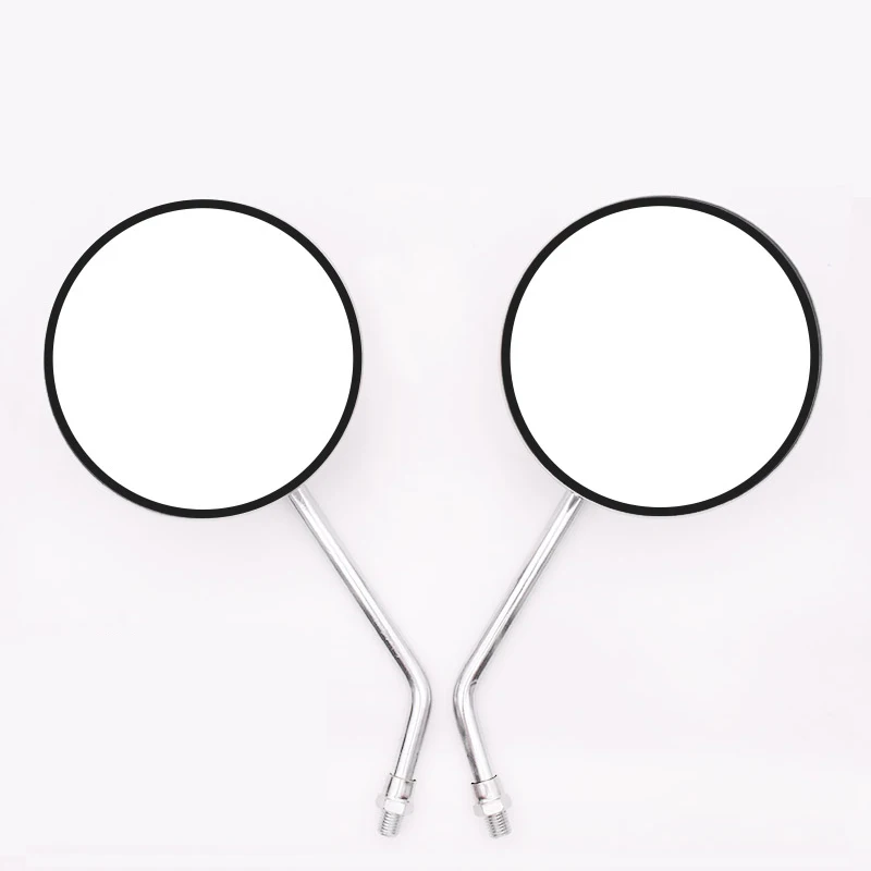 USER-X Motorcycle Universal Retro round metal Rear View Mirrors For Honda MSX cg gn 125 CB650 CB125 ATV Harley Back Side Convex