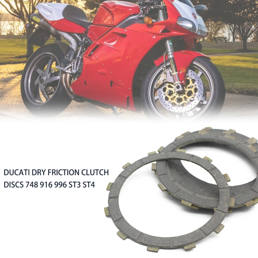 

Фрикционные пластины сцепления диски для Ducati 748 916 996 ST3 ST4 M900 S4 S4R DS1000 M1000 999 796 803 1098 1198 848 796 1100
