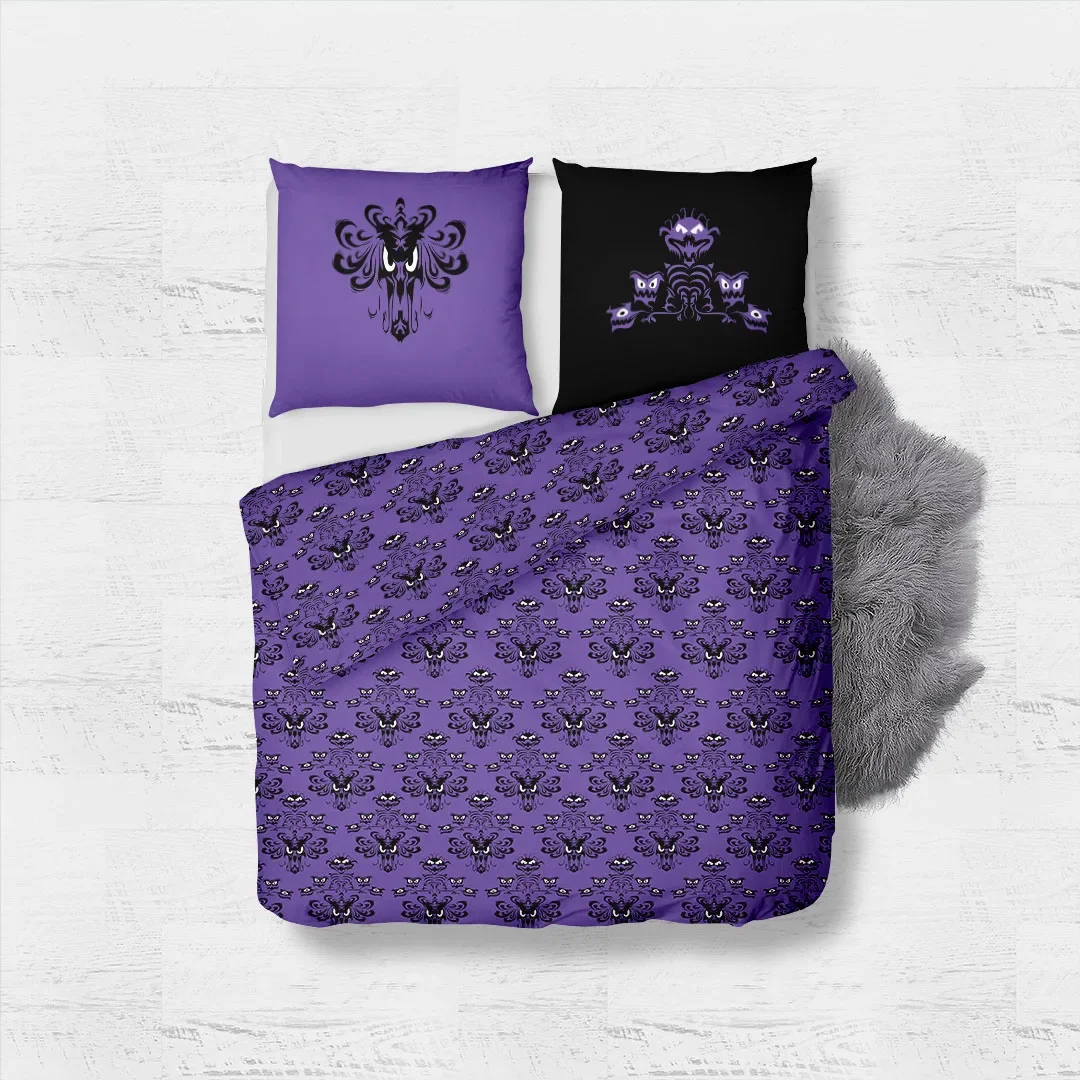 

Haunted mansion Thriller Bedding Set King Queen Double Full Twin Single Size Bed Linen Set