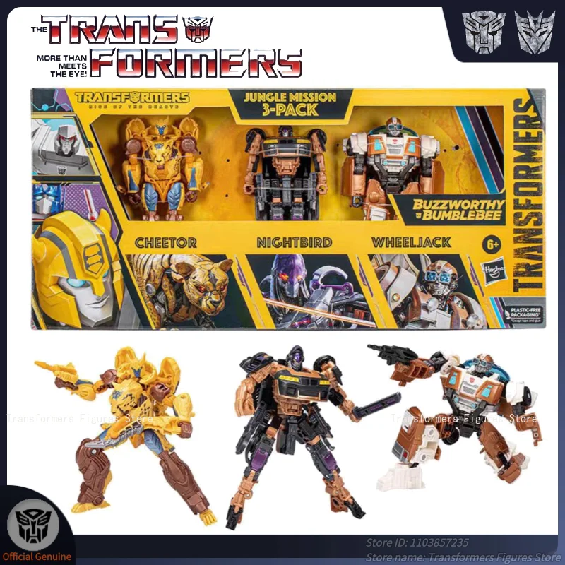In Stock Transformer Movie7 ‌Nightbird Wheeljack Cheetor G1 Cartoon Action Figure Anime Movable Robot Popular Collectible Toys