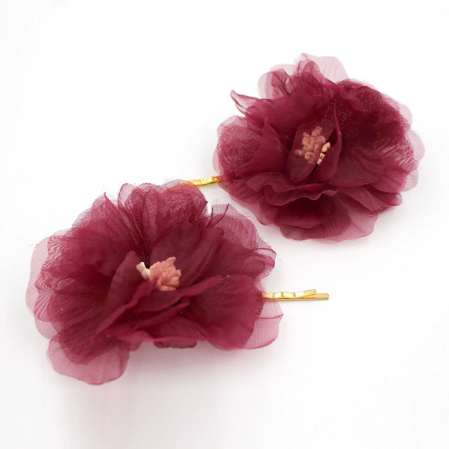 

Chiffon Big Flower Bridal Hairpin-Wedding Dress Up Hair Accessories