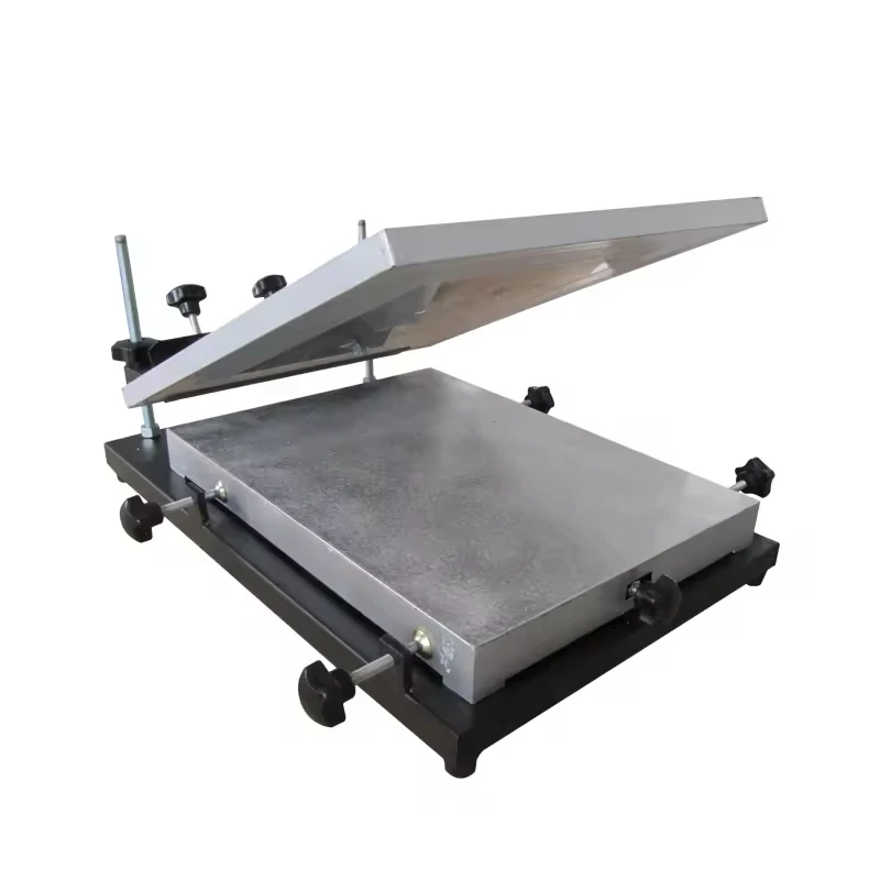 PUHUI Small Manual Silk Screen Station SMT Manual Stamping Station Solder Paste Screen Printing Machine Screen Printing Machine