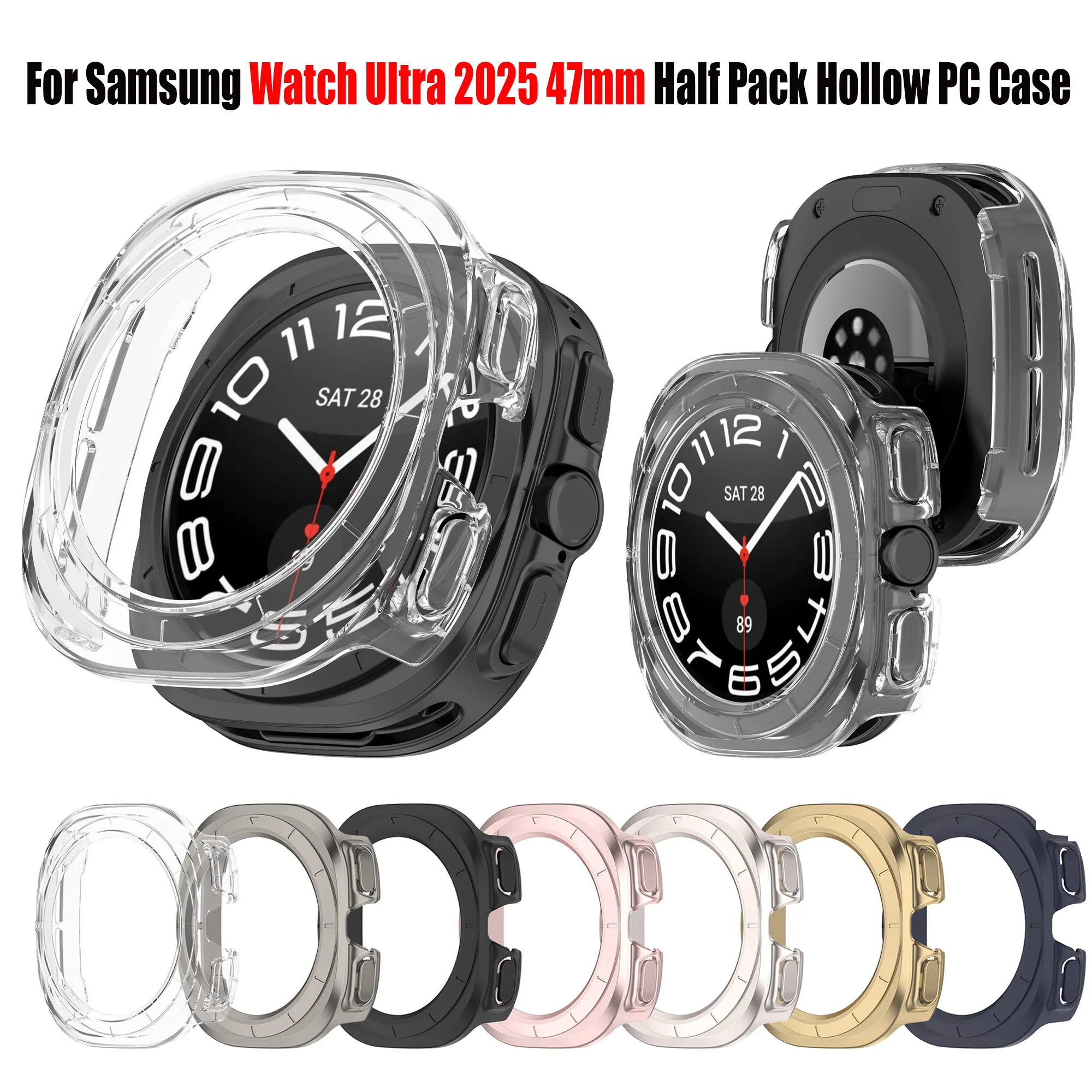 All-round protection of the Watch Case for Samsung Galaxy Watch Ultra 2 2025 Protector Bumper Shell Cover for Galaxy Ultra 47mm