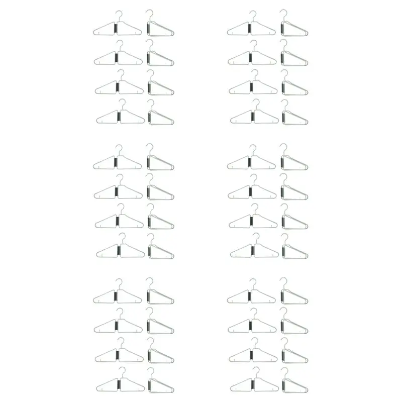 

【THANKSGIVING DAY】48Pcs Foldable Hangers, Plastic Foldable Hangers, Portable Folding Clothes Hanger, Foldable Travel Hangers (Gr