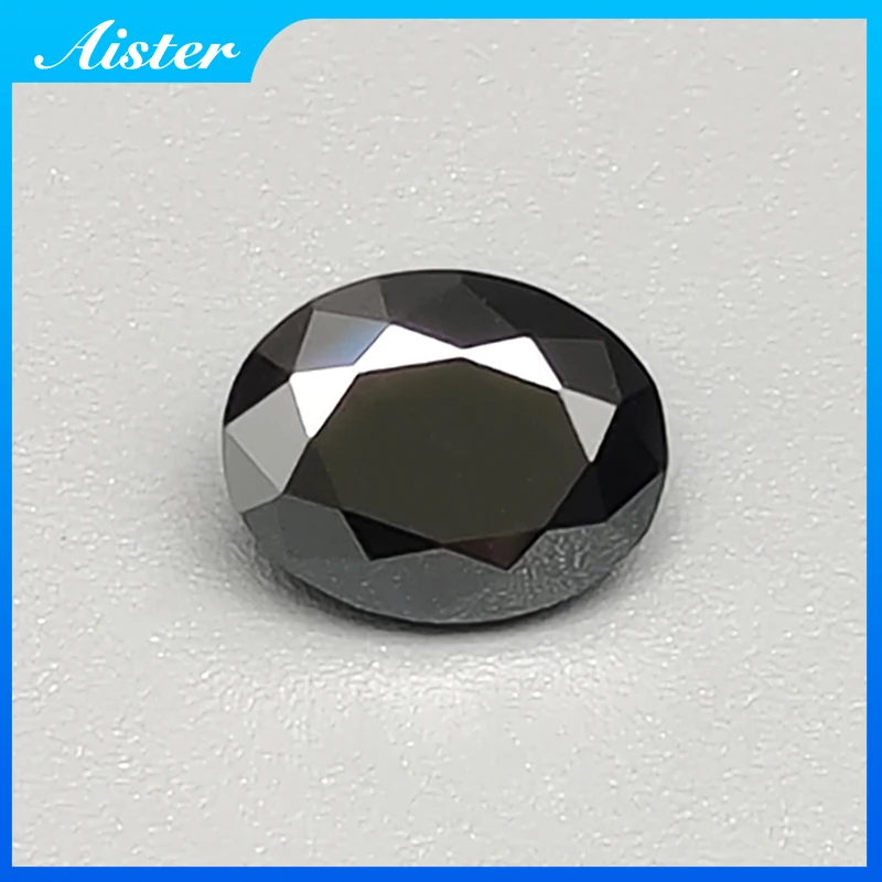 Original Black Color Moissanite Diamonds GRA Certified Moissante Loose Stone Moissanita Gemstone Pass Test