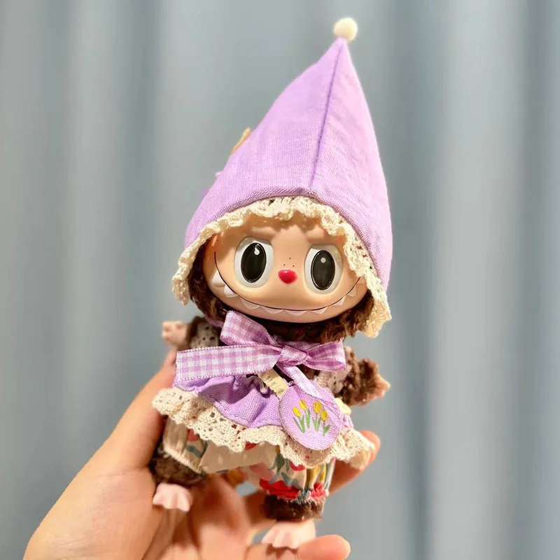 17cm Cute Witch Baby Clothes Accessories For Korea Kpop Exo Labubu Idol Dolls Clothing 2 Colors Doll Clothes Girl Gifts