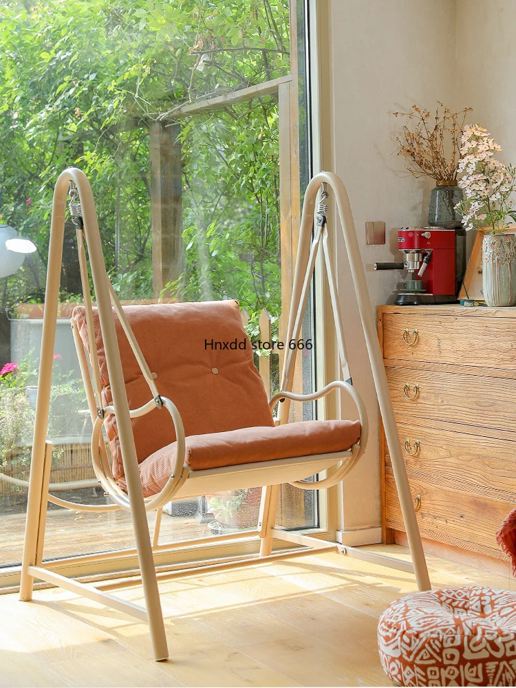 Balcony swing household hanging chair rocking chair