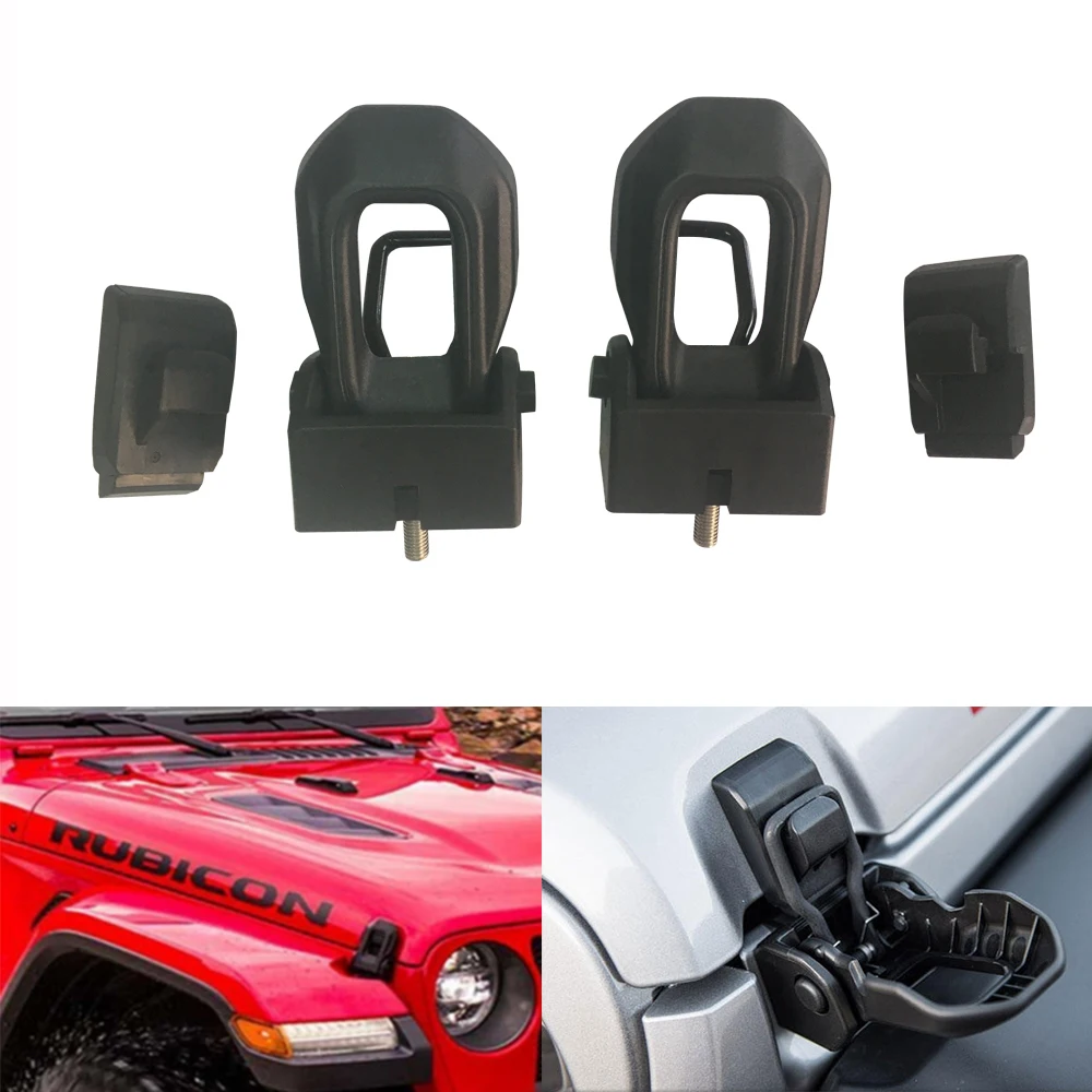 

1 Pair Engine Hood Latch Hood Catch for Jeep Wrangler JL 2018-2022 LANTSUN JL1144-3