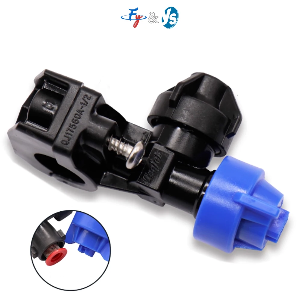 High Pressure Agricultural Spray Nozzle  Internal Water Flow Anti-Drip Pipe-Clamp Head Farm Pesticide Spraying Accessories