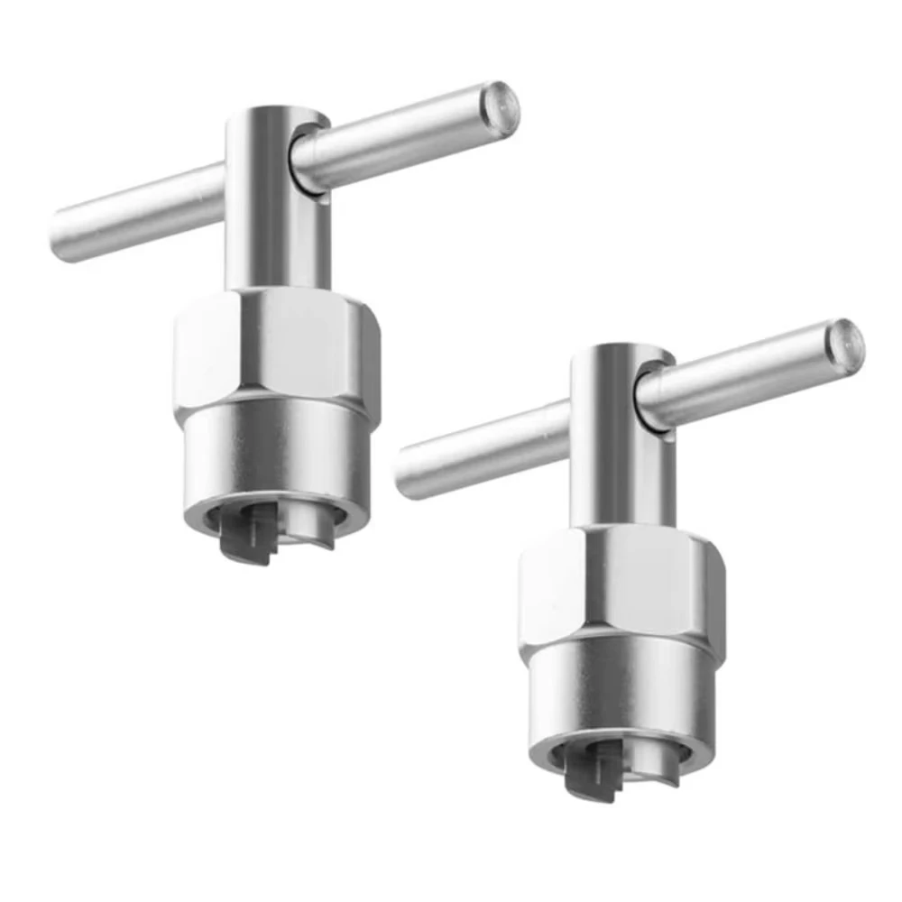 

Professional Aluminum Faucet Core Extractor Bathroom Faucet Core Removal Tool Silver Single Handle Bathroom Faucet Wrench