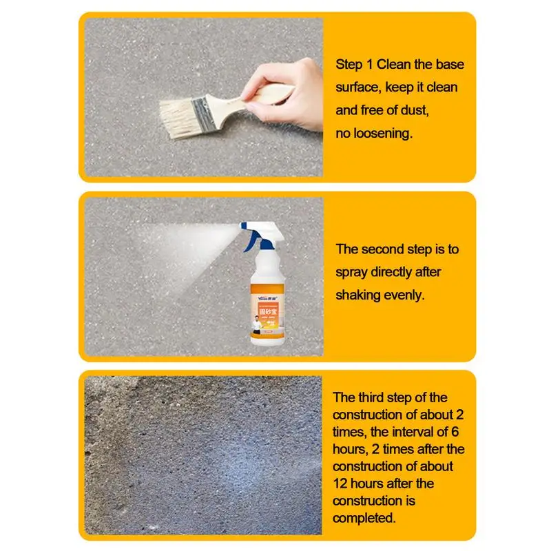 500ml Sand Fixing Agent Wall Protection Spray Pavement Wall Crack Repair Glue Waterproof Wall Peeling Graffiti Gap Repair Tool