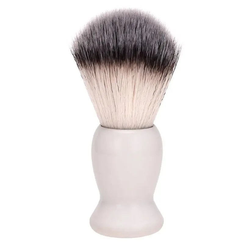 1Pcs Beard Shaving Brush, Wooden Handle Bristle Hair Barber Soap Foam Shave Brush, Men Facial Cleaning Salon Makeup Tools view 5