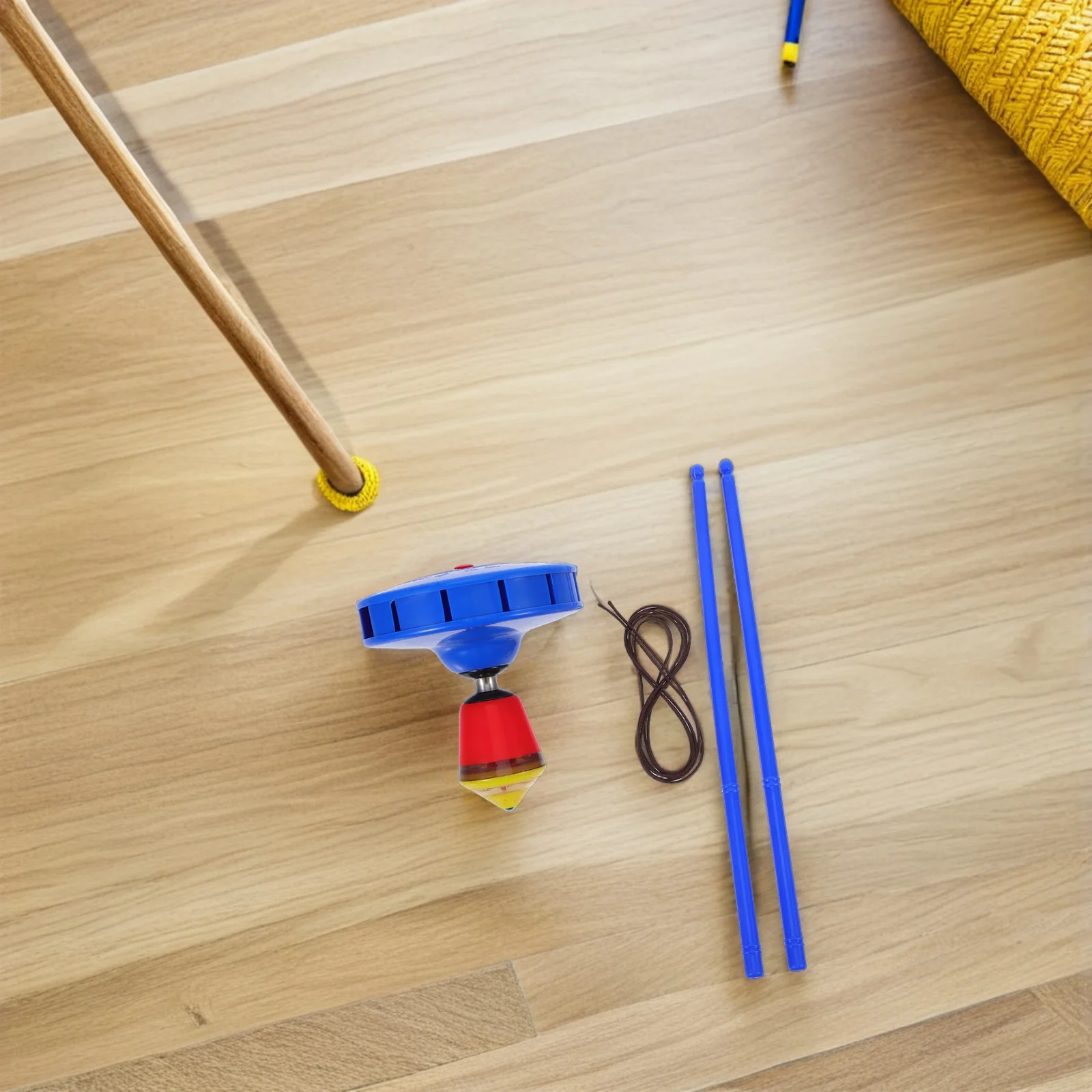 

1Set Chinese Yoyo Single-End Diabolo Shock-Absorbing Design Beginner Smooth Rotation Outdoor Entertainment Bearing Diabolo