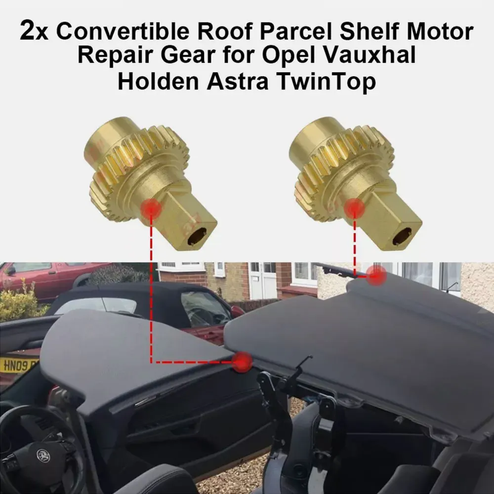 2 PCS Roof Parcel Shelf Motor Winglet Cog for Opel Vauxhall Holden Astra TwinTop