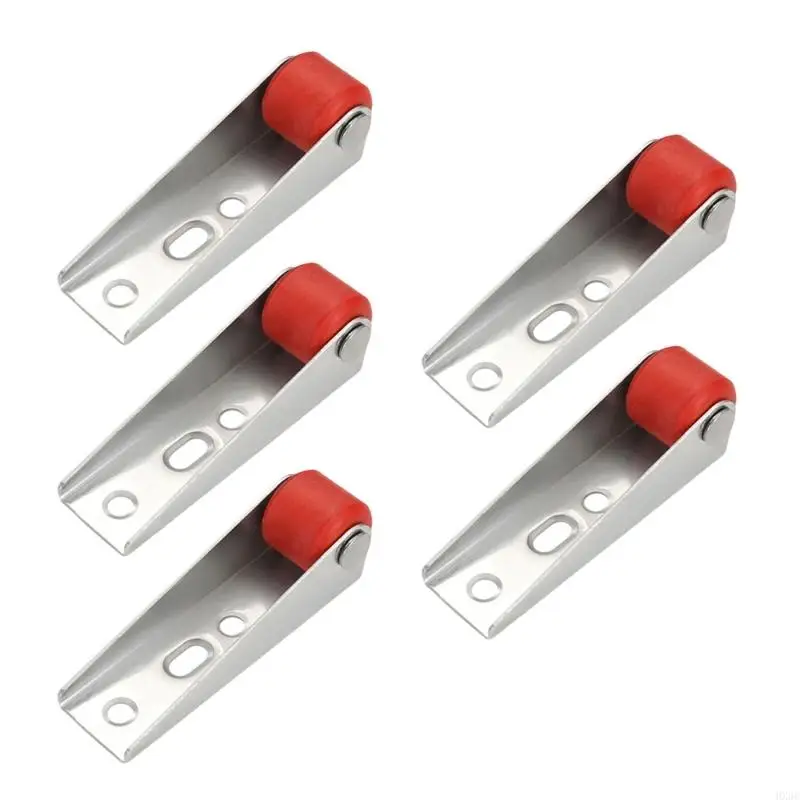 5Pack Adjustable Door Hinges Rollers Multipurpose Furniture Casters With Noises Reduction For Kitchen Cabinet And Closet HX6C