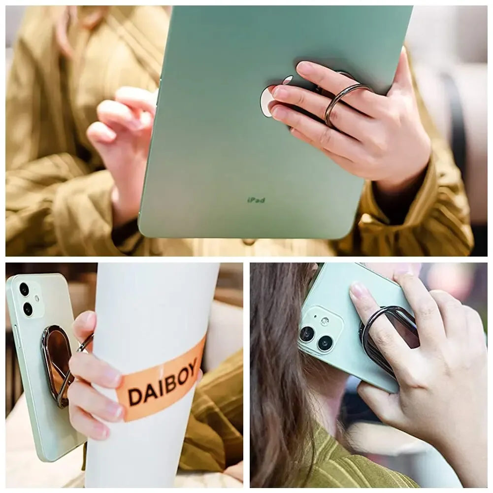 Uniwersalny uchwyt na palec do telefonu Kickstand Składany, ultracienki stojak na telefon komórkowy do tabletów iPhone 15 14 13 Por iPad — zdjęcie 3