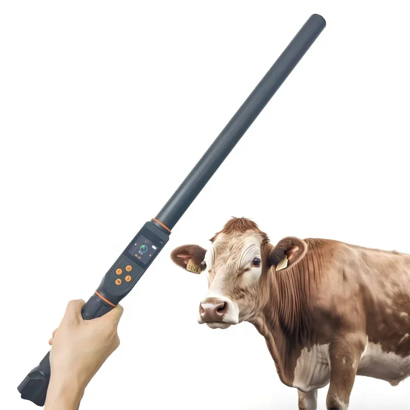 134.2KHz ISO Livestock Animals ID Identification HDX FDXB FDXA Cattle Sheep Goats RFID Scanner Animal Microchip Stick Reader