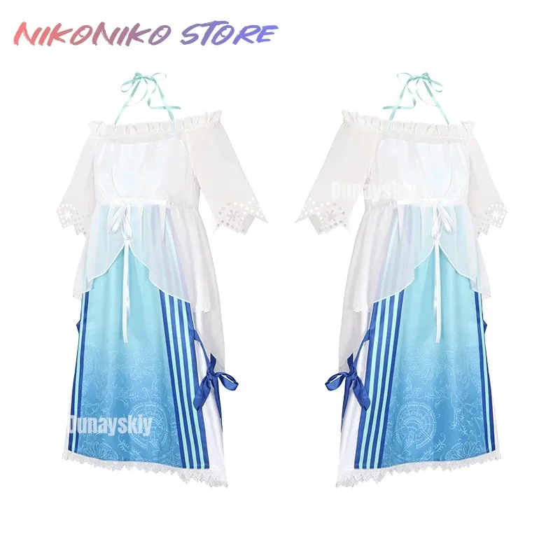

asdh8@Anime Project Sekai Colorful Stage Kusanagi Nene Cosplay Costume Lolita Girl Princess Dress Wig Halloween ClothingCOSda@