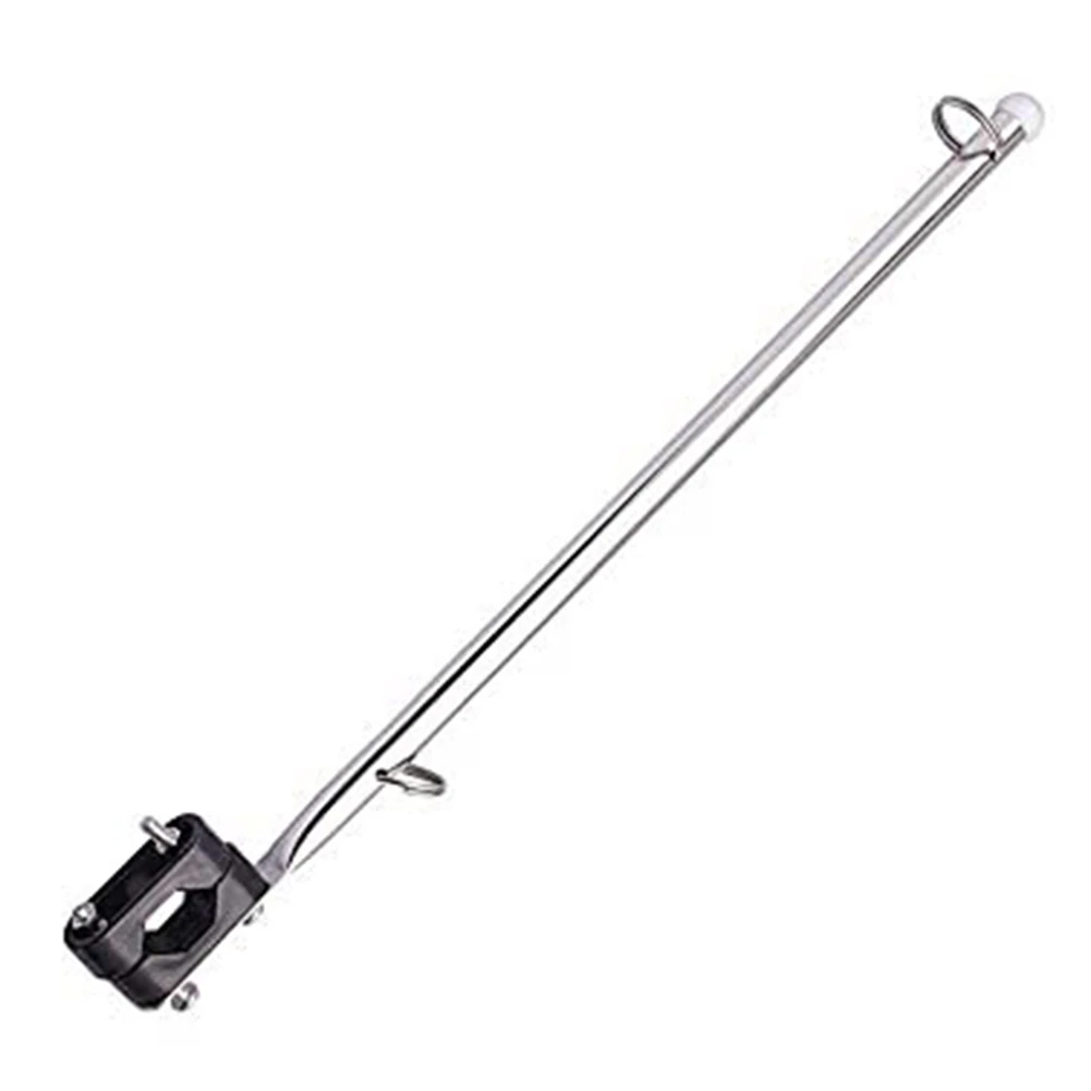 High-speed Movements Marine Flag Pole Holder Kayak Flag Pole Holder 304 Grade Stainless Steel For Marine Vessels