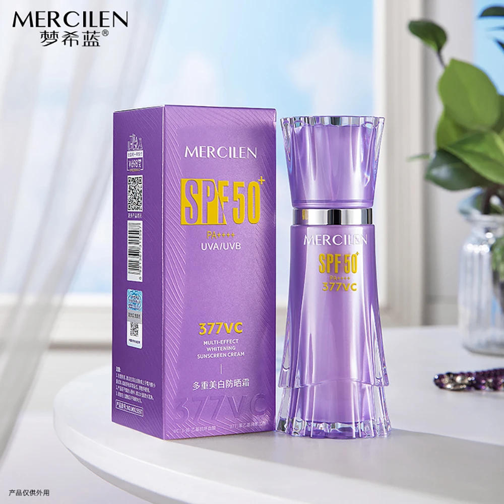 

SPF50+ Sunscreen Face Cream Brighten Isolation Sun Screen Body Creams Oil Control Moisturizing Facial Uv Radiation Cosmetics 30g