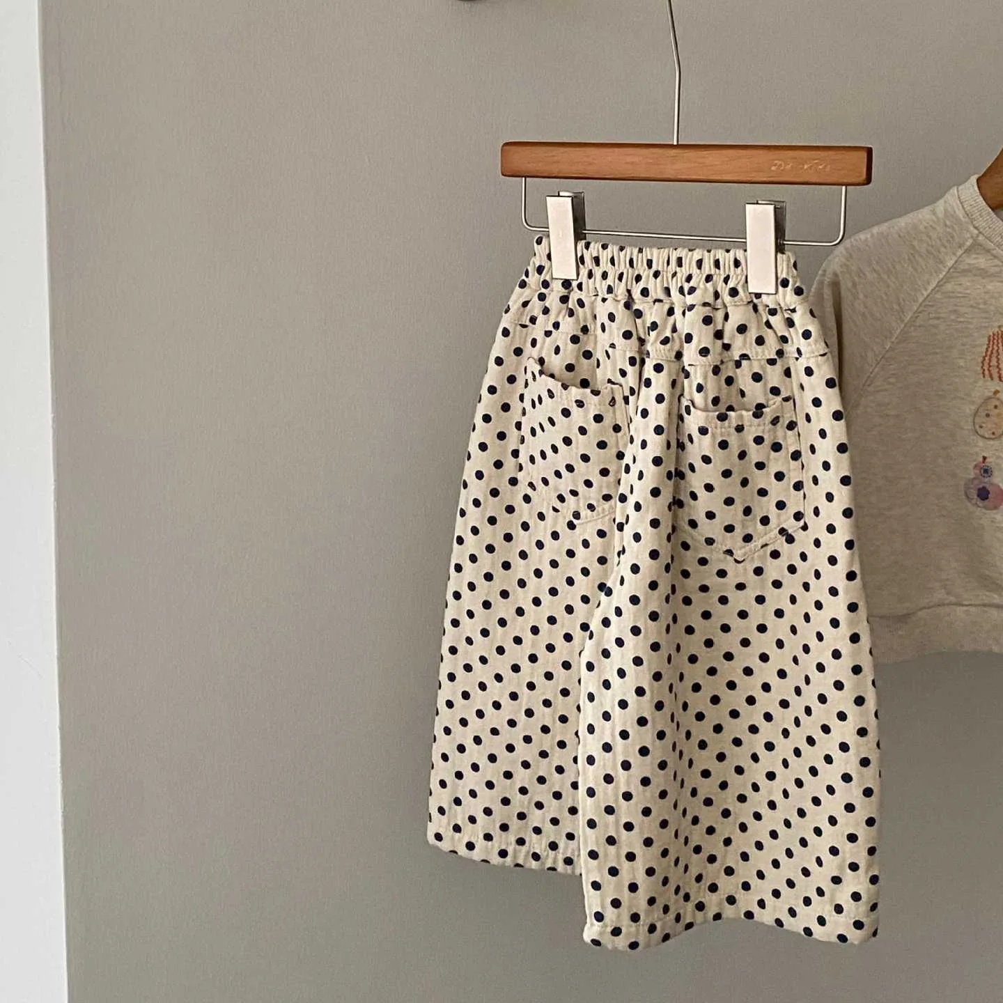 Girls Pants 2026 Spring and Autumn New Children's Clothing Korean Style Girl Baby Foreign Leisure Wave Point Cotton Pants