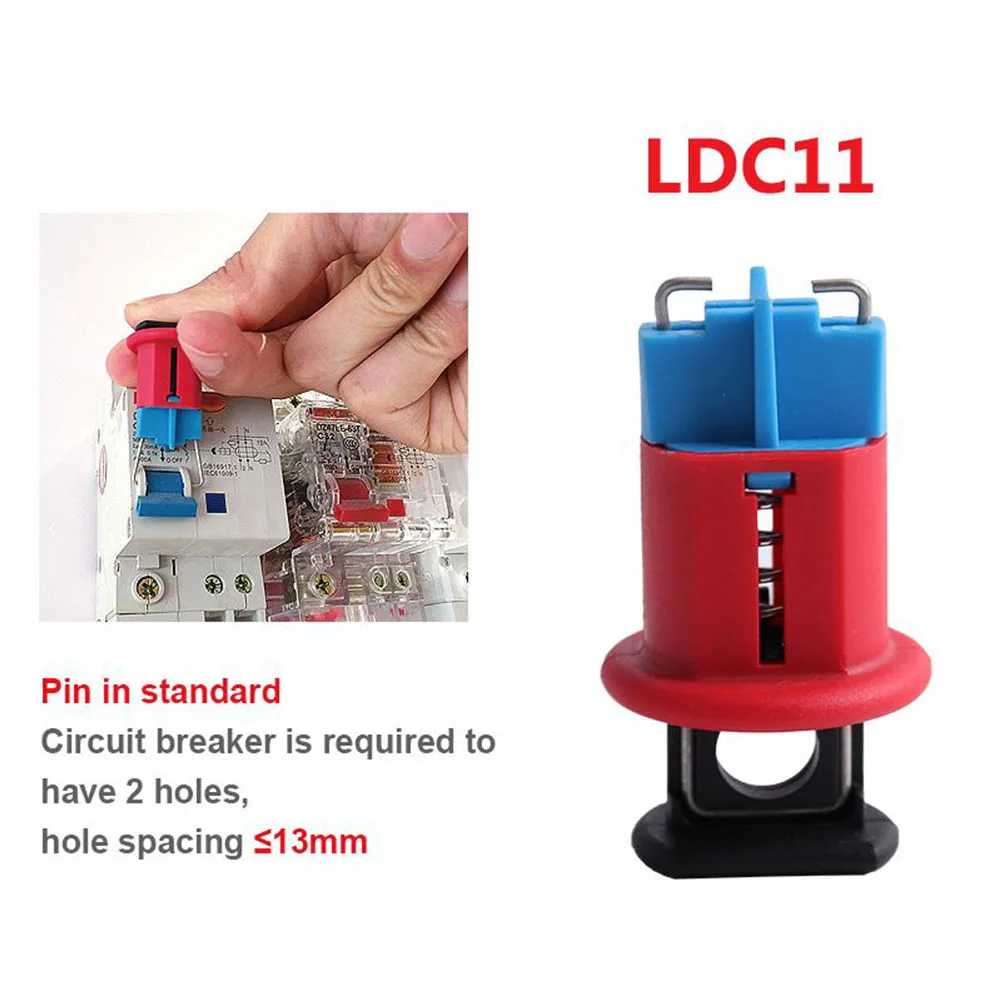 

2Pc Electrical Safety Lockout Circuit Breaker Lock Miniature Air Switch Breaker Lockout For Power Isolation Pinout Tools