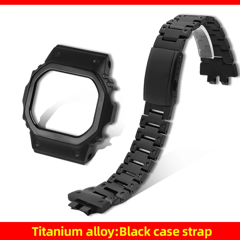 GMW B5000 Titanium alloy case+strap For Casio G-SHOCK GMW-B5000
