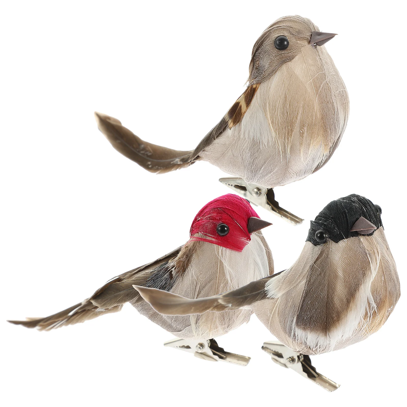 

Artificial Birds for Garden Decoration Bright Fake Bird Props for Floral Arrangements Crafting Designing Gift Toppers