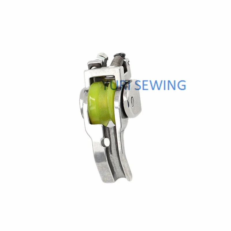 Roller presser foot thick material grooved inlay rope wrapnew leather curtain lockstitch industrial sewing machine parts