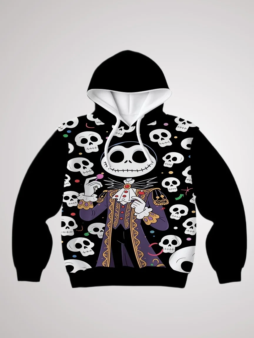 25/26 Otoño/Invierno Sudadera con capucha Punto de dibujos animados Pato Donald Mickey Mouse Elementos de Disney Sudadera con capucha Tops para adultos y niños Mismo estilo