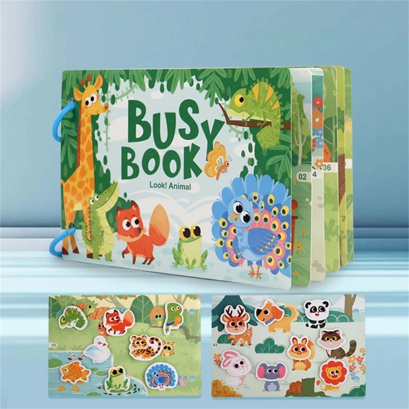 Hands on Learning Jelly Sticker Book Accessory for Children Daily Casual Use W3JF