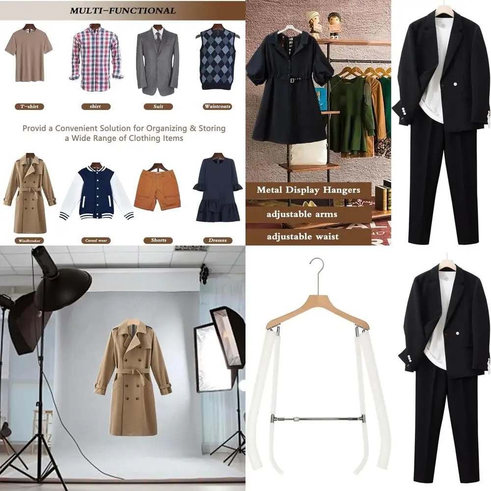 

Adjustable Waist and Arm Mannequin Hangers for Boutique Display and Photography